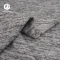 Tissu Hacci en polyester gris chiné pour pull